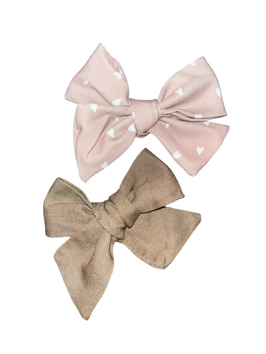 Hand Tied Bows - Brown