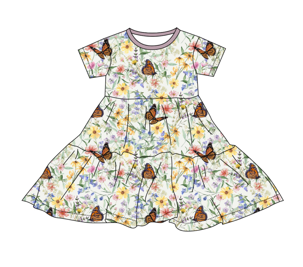 Flutter by Butterfly Bamboo Twirl Dress - PREORDER