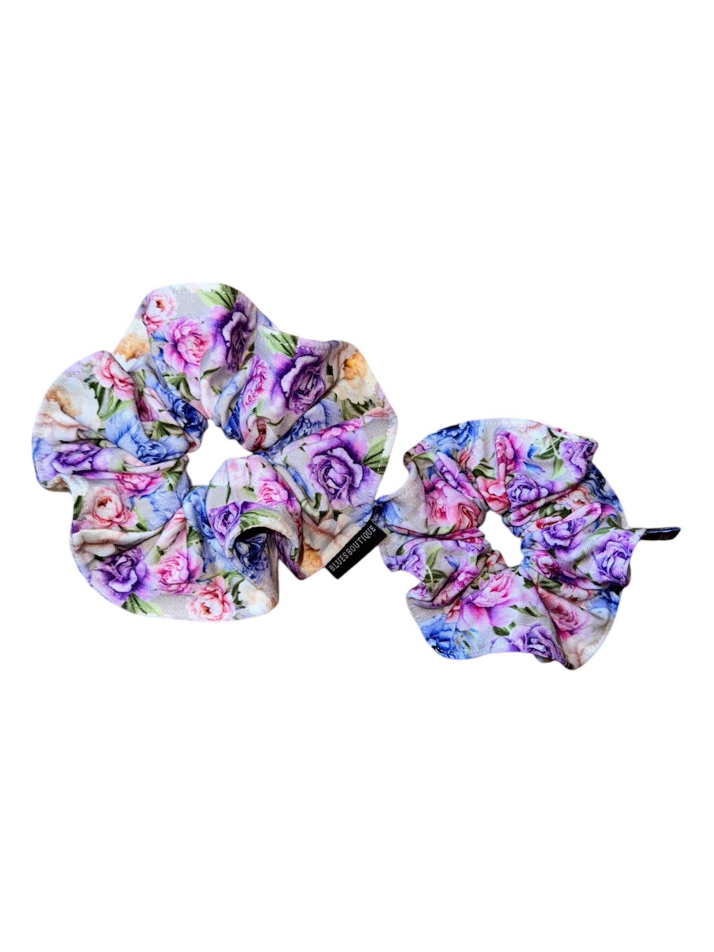 Peonies Bamboo Scrunchies