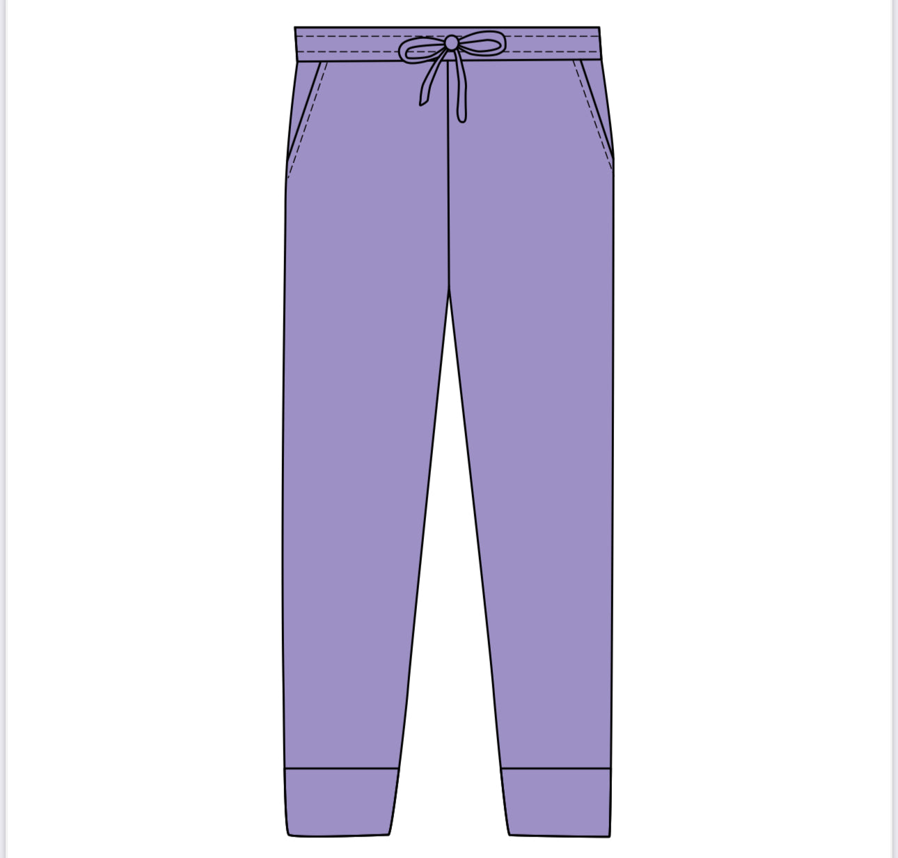 Amethyst Adult Bamboo PJ Bottoms - PREORDER