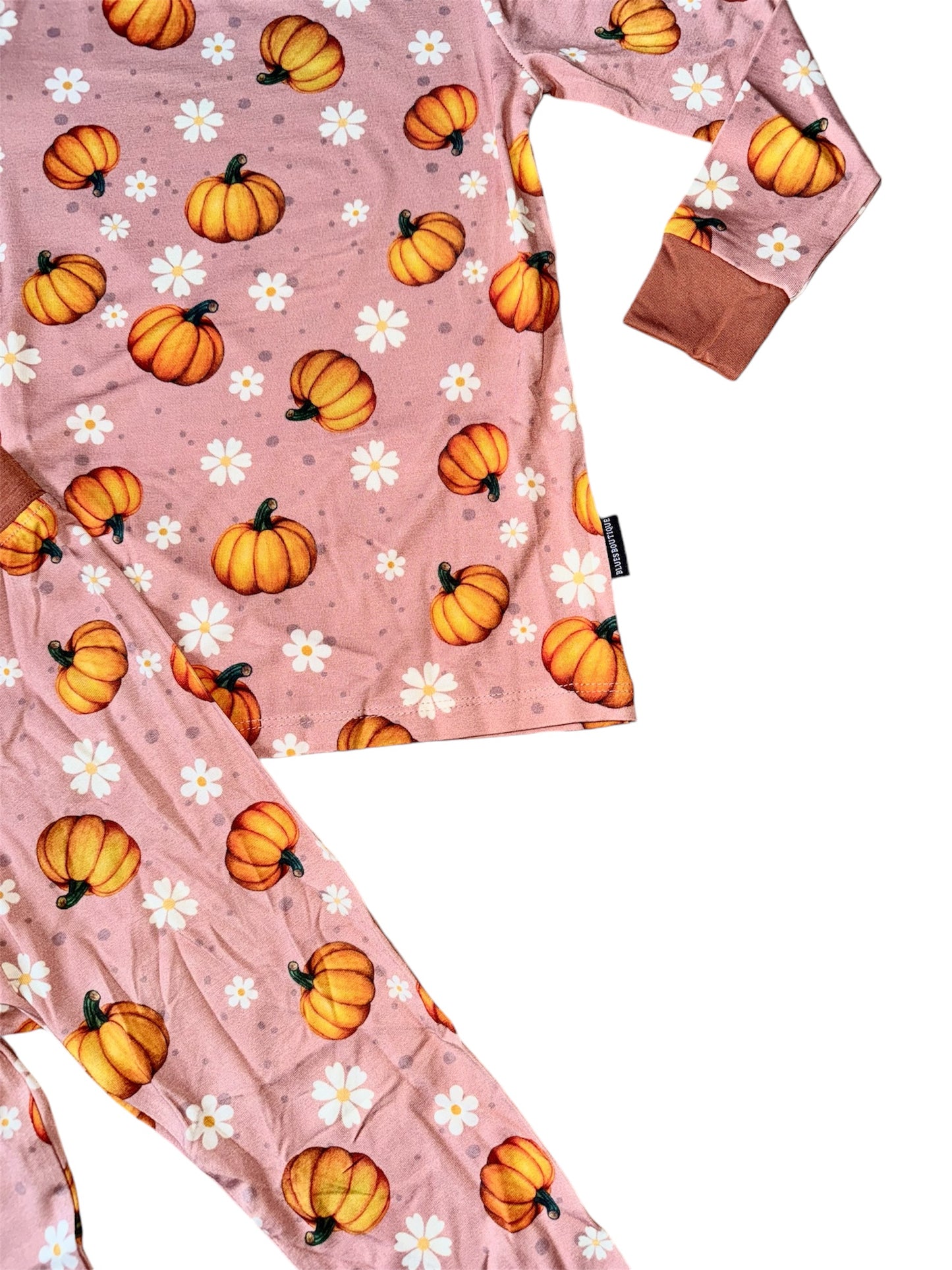 Pumpkin Spice 2 Piece Bamboo Sleepwear Set