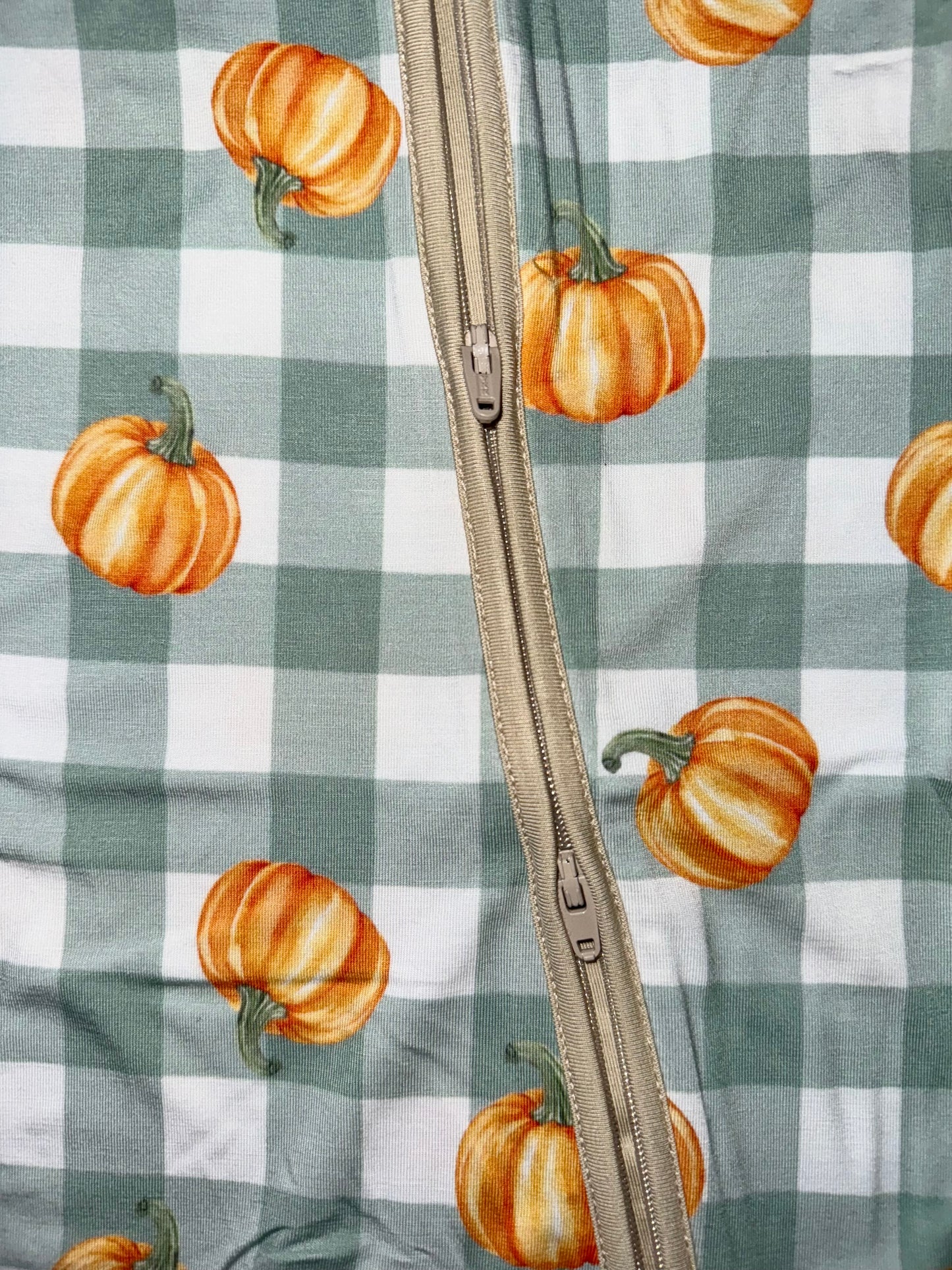 Plaid Pumpkin Bamboo Sleeper