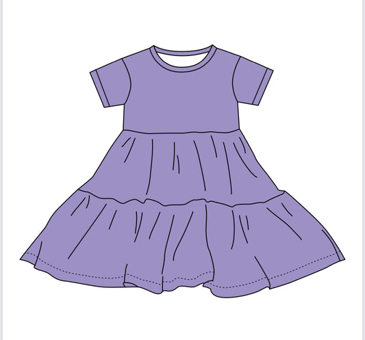 Amethyst Bamboo Twirl Dress - PREORDER