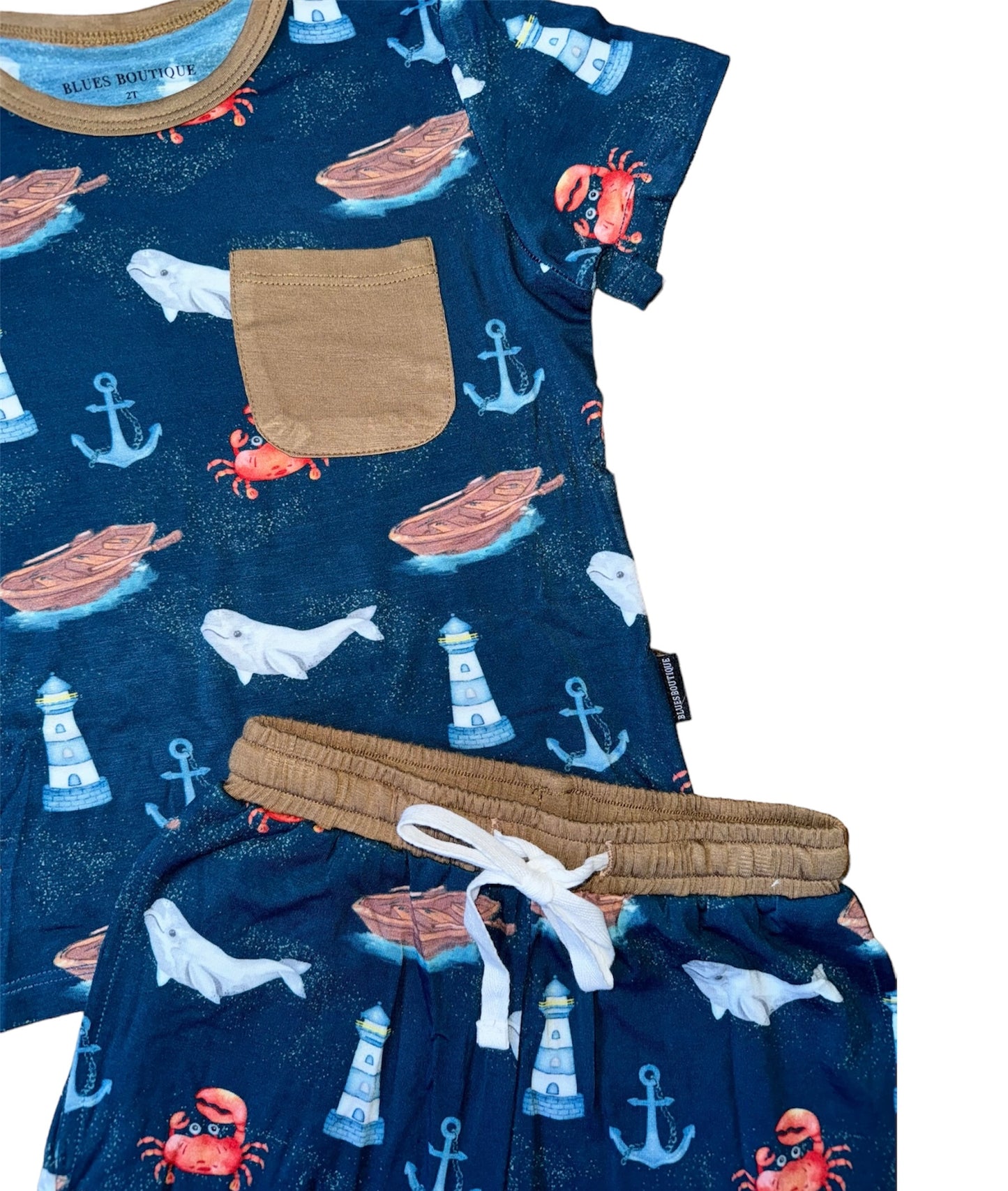 Ocean Pals 2 Piece Bamboo Daywear Set