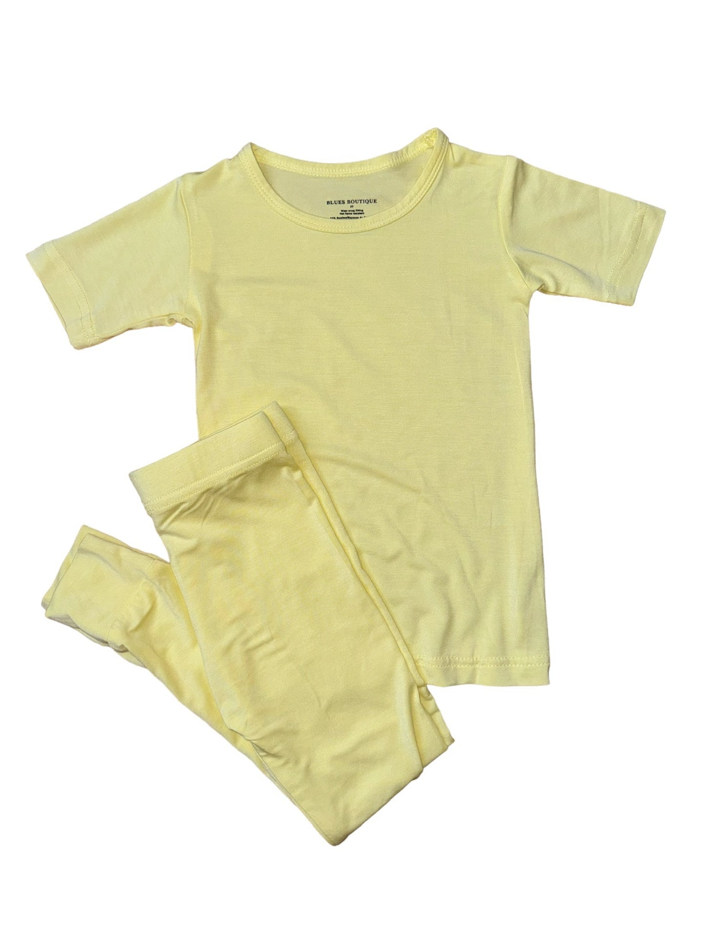 Hello Sunshine 2 Piece Short Sleeve Bamboo Sleepwear Set