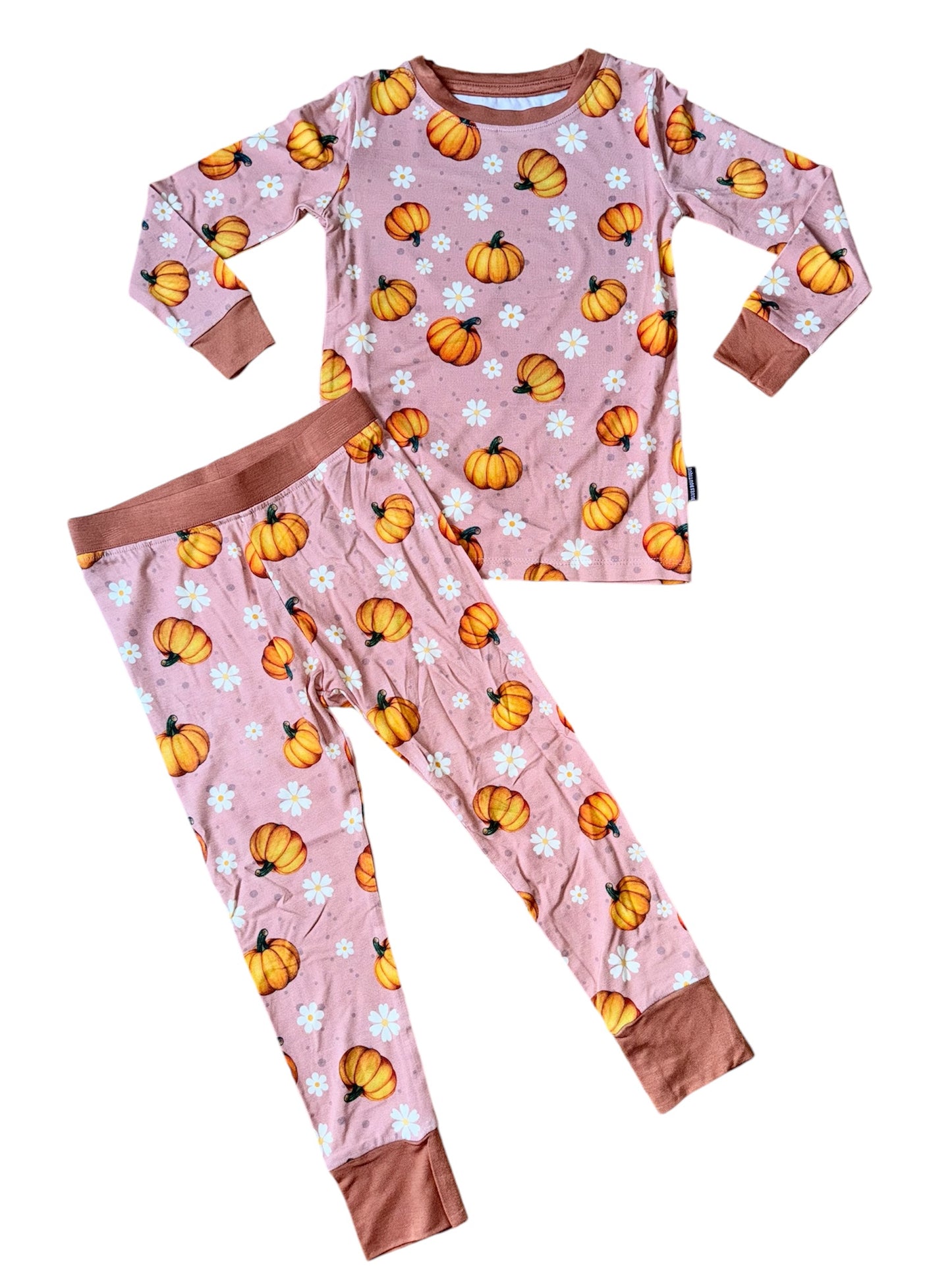 Pumpkin Spice 2 Piece Bamboo Sleepwear Set