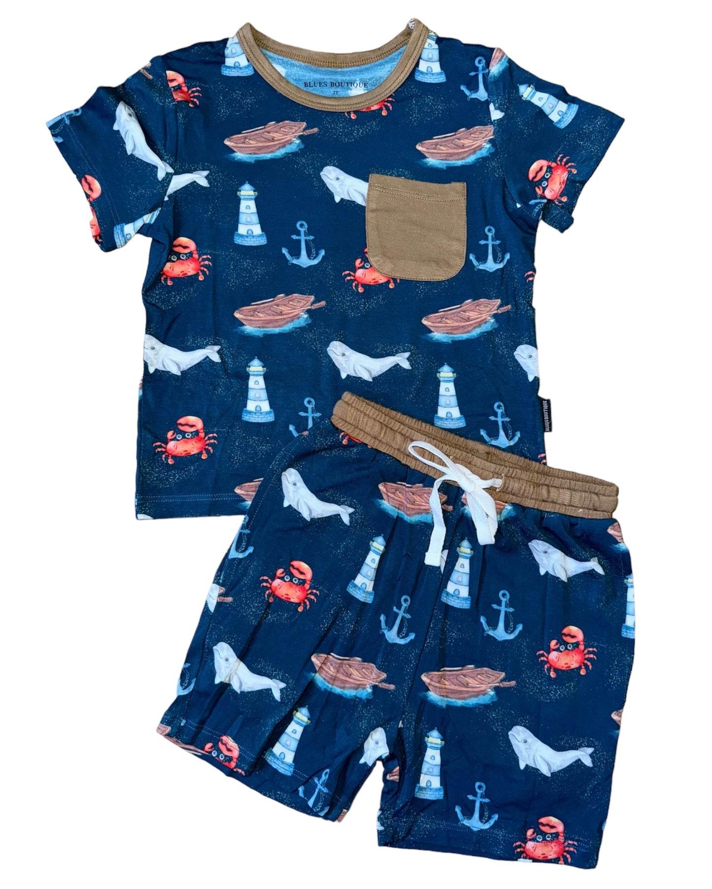 Ocean Pals 2 Piece Bamboo Daywear Set