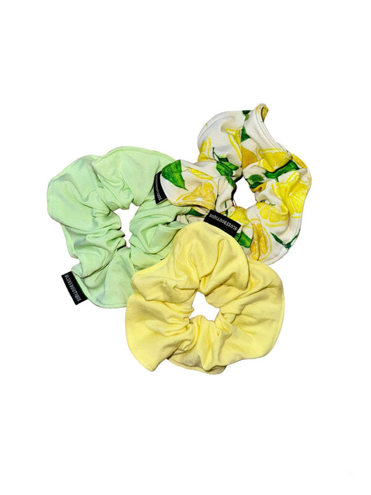 Squeeze the Day Bamboo Scrunchies